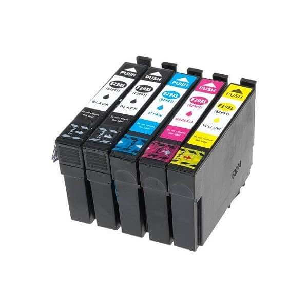 cartouches encre compatibles pour imprimante Epson XP-445 LOT de 5 - 2x17ml  + 3x13ml pas cher
