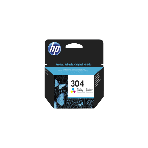 Pack 2 cartouches d'encre N° 304 XL Noir et Couleur Grande Capacité pour  imprimante HP DESKJET 3733