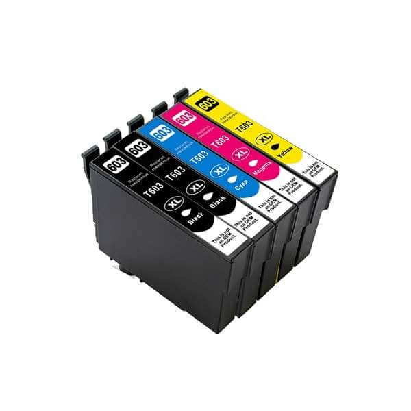 Epson 603XL Pack + 1 Noir cartouches d'encre compatibles ( 2x18ml + 3x14ml)