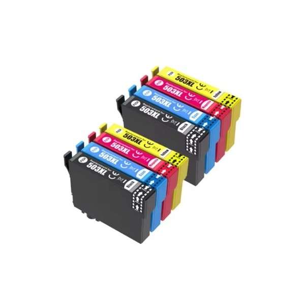 Epson 503XL - pack 4 Cartouches d'encre compatible Grande Capacité