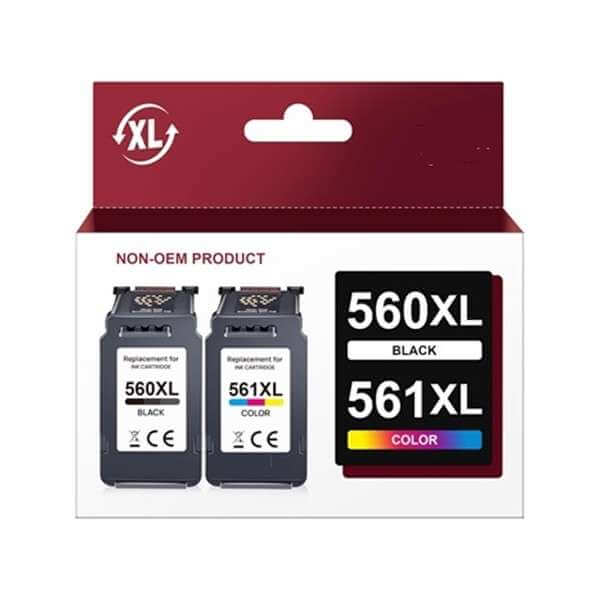 Canon PG-560XL/CL-561XL - Pack 2 Cartouches d'encre compatibles